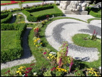 Stone Paths and Flowers at Mirabell Palace