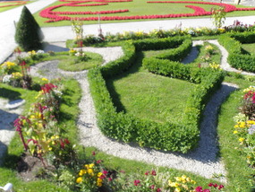 Hedges and Flowers at Mirabell Palace
