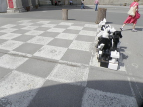 Outdoor Chess Boardin Residenzpl