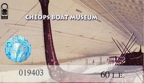Ticket for Cheops Boat Museum x 2