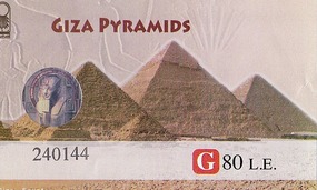 Ticket for Giza Pyramids x 2