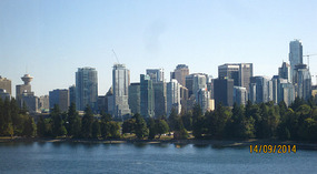 Vancouver as we sail