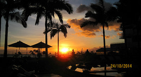 Sunset in the Sunset Bar :)