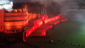Castle in red