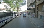 Police buses in Istanbul