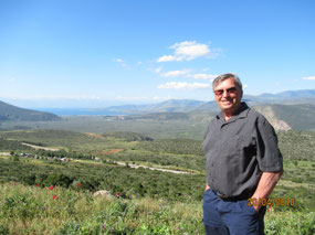 Beginning the climb to Delphi