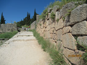 The Sacred Way - path up to Temple of Apollo