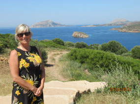 Near Temple of Poseidon in Sounion