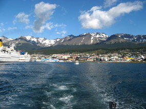 Ushuaia vom Wasser aus