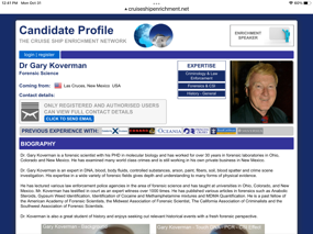 Curious about his credentials