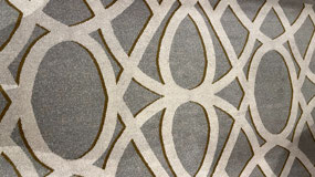 Carpet on the starboard side -- brown outlines