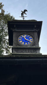 Time Flies Clock Tower at Hyde Park