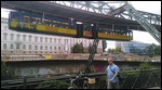 the suspended train