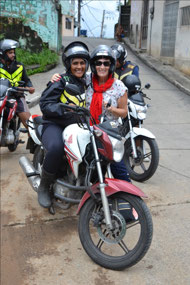 Me with me biker mate