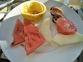 Melon, Passionfruit, Fig and Grapefruit