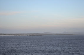 My first view of the Falklands