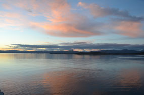 Sunrise at the end of the world