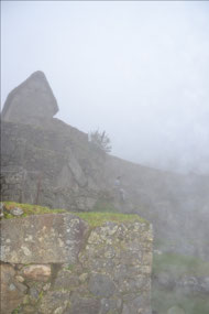Guards house in the mist