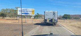 At the WA border