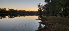 Sunset at Lake Ellendale