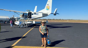 About to board our seaplane