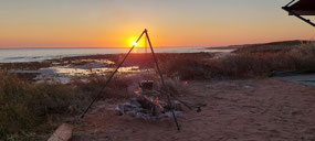 Campfire at Quandong Point