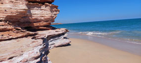 Rocks on the beach at Barn Hill