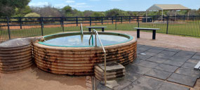 Hot tub at Francois Peron Homestead