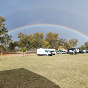 Rainbow at Eneabba
