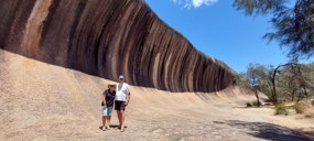 Us at Wave Rock