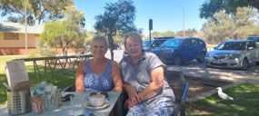 Out for lunch with my friend Lee