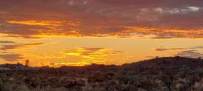 Sunset over Broken Hill
