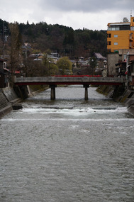 River was running hard after all the rain