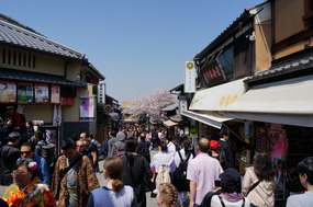 Kiyomizu crowds. Borderline unbearable