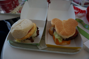 Disney burgers. Overpriced, but tasty.