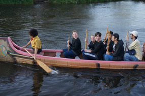 The ride the girls described as "manual labour"