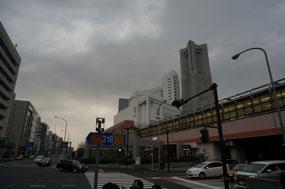 The clouds roll in to drench us on the walk back