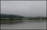 Dawson early morning mist