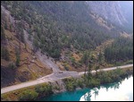 The landslide that caused the delay