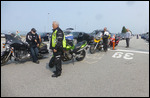 Queue for the ferry