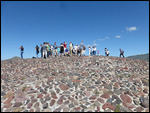 At the top