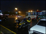Dark and raining no hotel