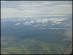 In the air