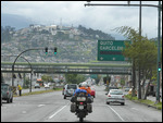 Pan American crosses the center of the world