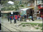 Hikers on the Inca trail  