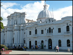 Colonial buildings in the square