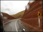Very wet road to Potosi
