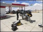 Have to load up in the gas station
