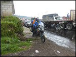 Up the hard shoulder