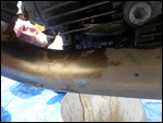 Messy oil change